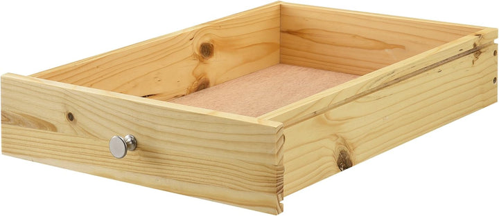 [en.casa] 4er Set Schubladen für Europaletten in Holzfarben Perfekt Integrierbar mit Führungsschiene