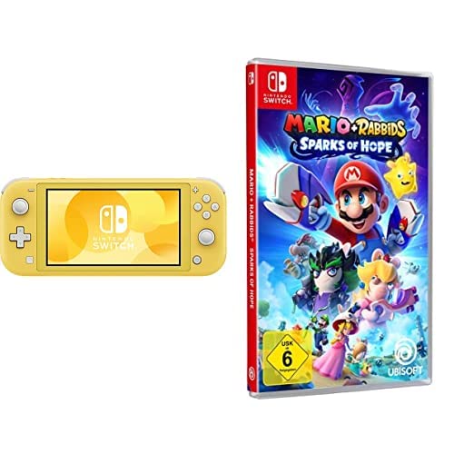 Nintendo Switch Lite Konsole Gelb & Mario + Rabbids Sparks of Hope Switch