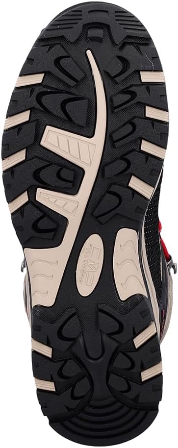 CMP Rigel Low Shoes Wp Trekking-Schuhe 28 EU Deserto Carminio, 28 EU Deserto Carminio