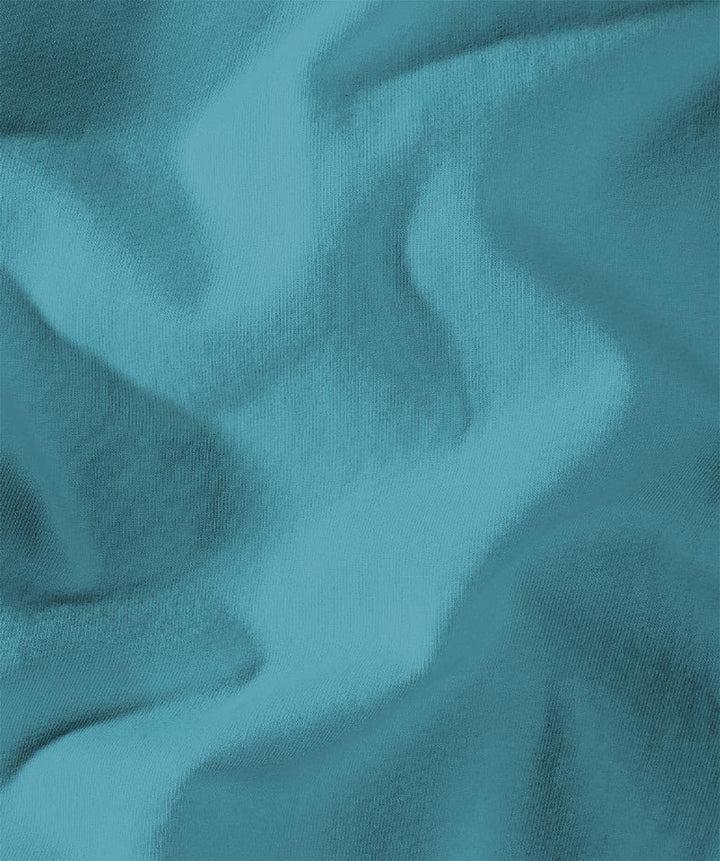 fleuresse Comfort Spannbettlaken, 96% Baumwolle, 4% Elasthan, Petrol, 200 x 200 cm 200 x 200 cm Petr