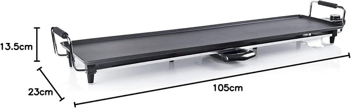 Tristar BP-2834 Grillplatte – Bratfläche: 100 x 22 cm – Mit Antihaftbeschichtung XXL, XXL