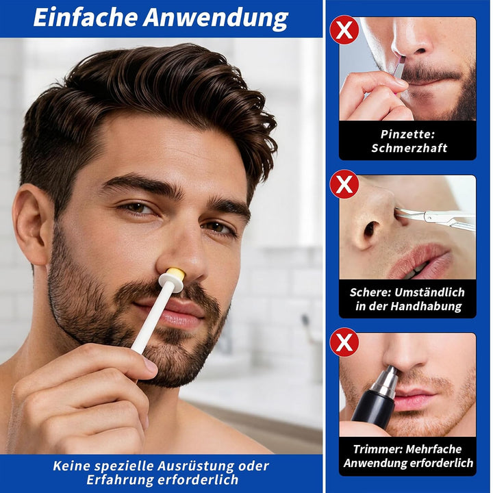 20 Wachs-Sticks zur Entfernung von Nasen- & Ohrenhaaren | Einweg-Nasenhaar Wachs Sticks-Set, Hygieni