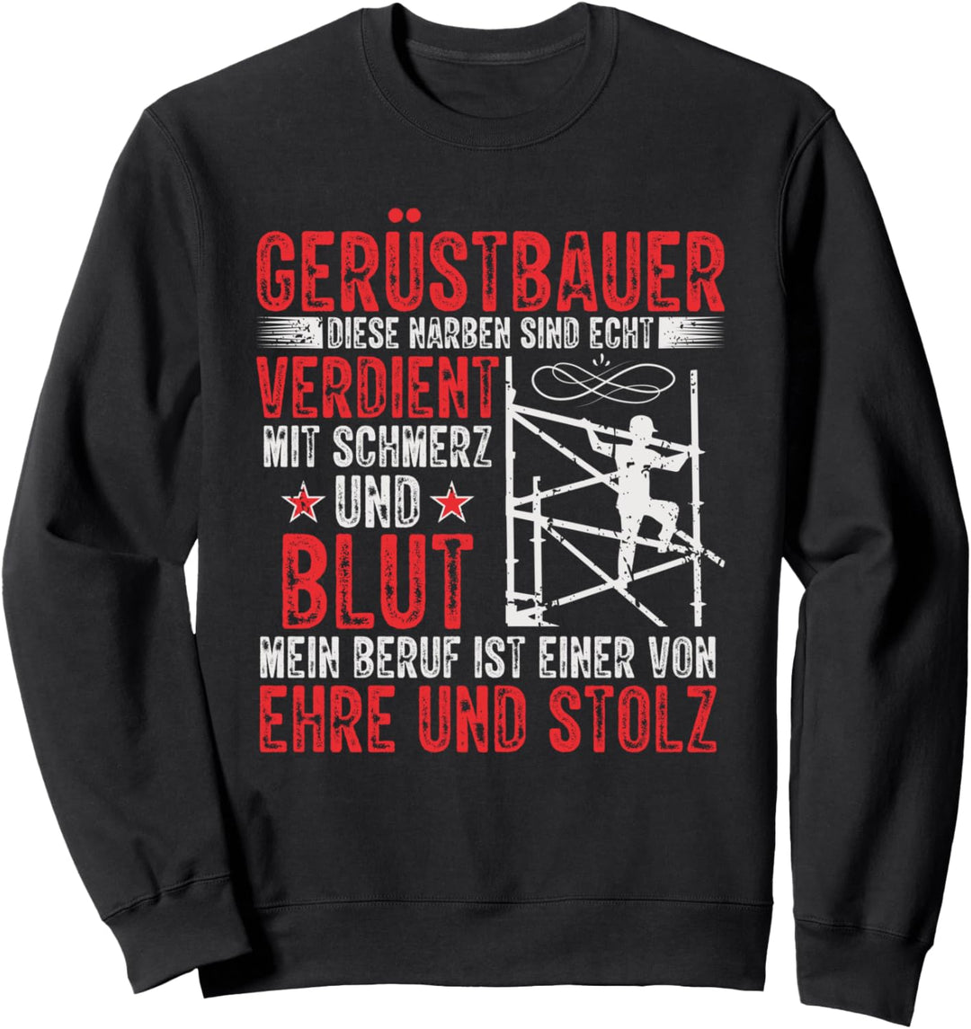 Gerüstbaumeister Gerüstmonteur Handwerk Gerüstbauer Sweatshirt