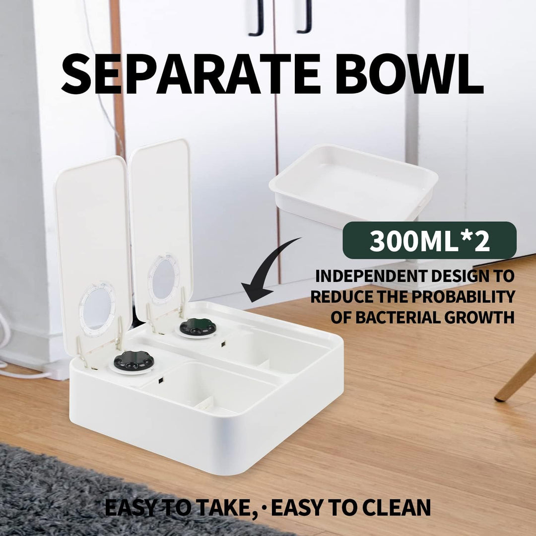 Liftstyle4Pets of Double Timer Feeder