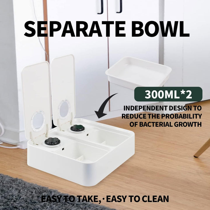 Liftstyle4Pets of Double Timer Feeder