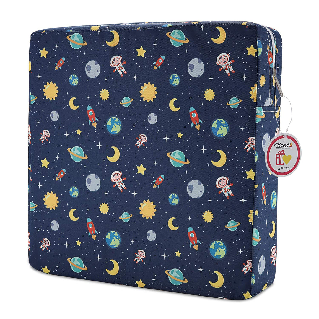 Zicac Sitzerhöhung Baby Tragbar Sitzkissen Design für Kinder (Sternenblau), Sternenblau