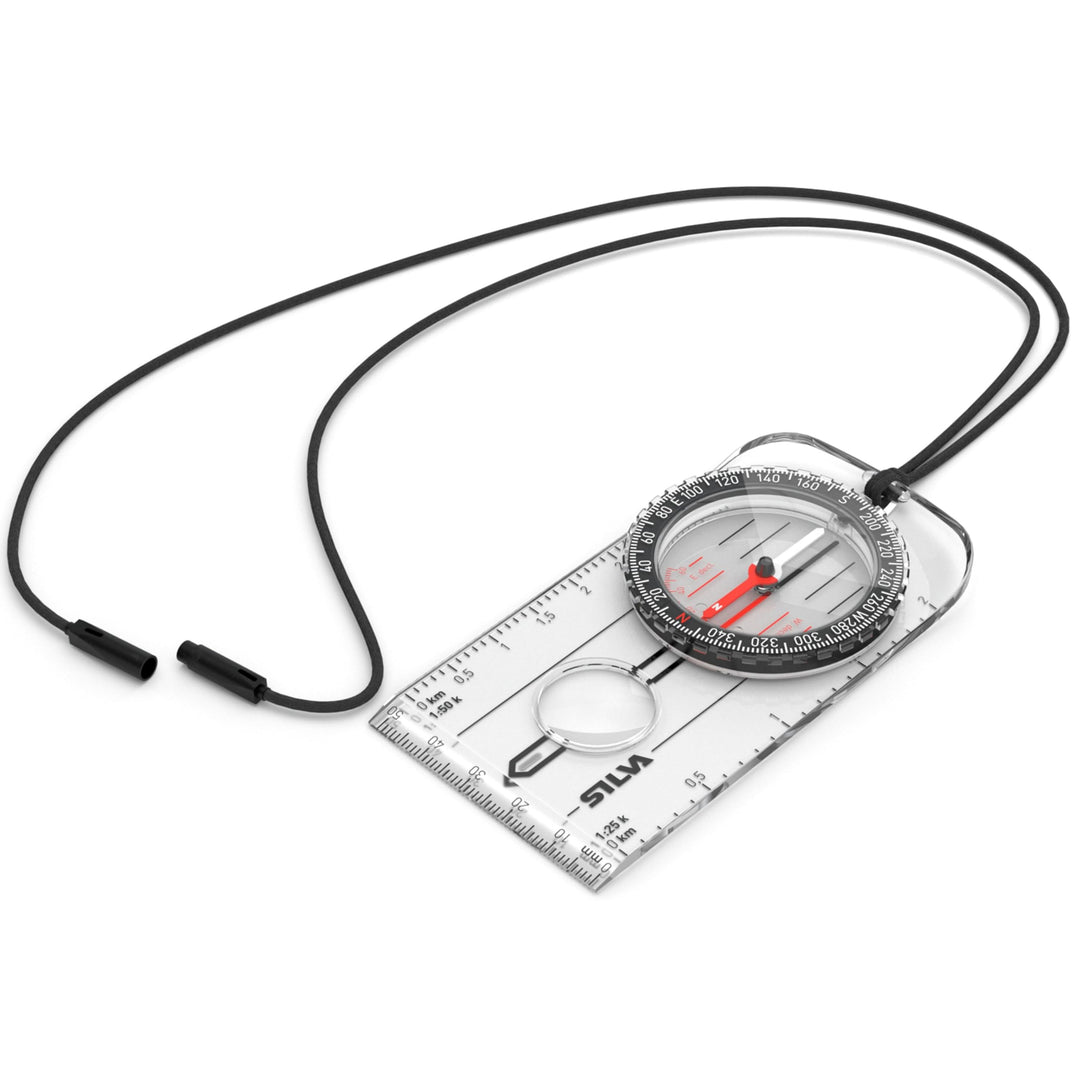 Silva Kompass Outdoor - Ranger No. 3 Wanderkompass - Kartenmassstäbe 1:25k & 1:50k - Marschkompass G