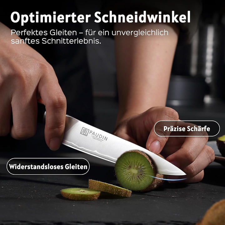 PAUDIN Messer 13 cm Küchenmesser Allzweckmesser Kochmesser profi scharf | aus hochwertigem Edelstahl