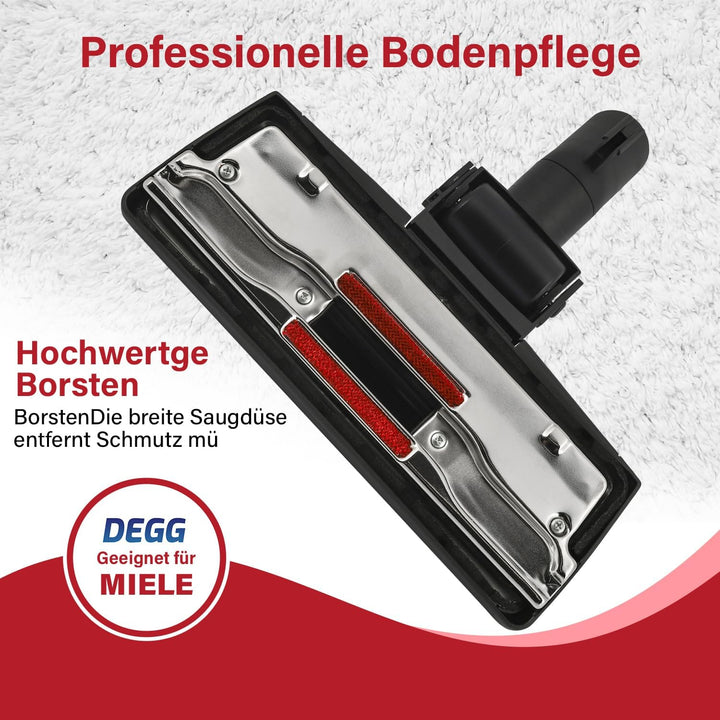 DEGG Kombidüse - Kompatibel mit Miele Staubsauger - 35mm Kombibürste Bodendüse, Staubsaugerdüse geei