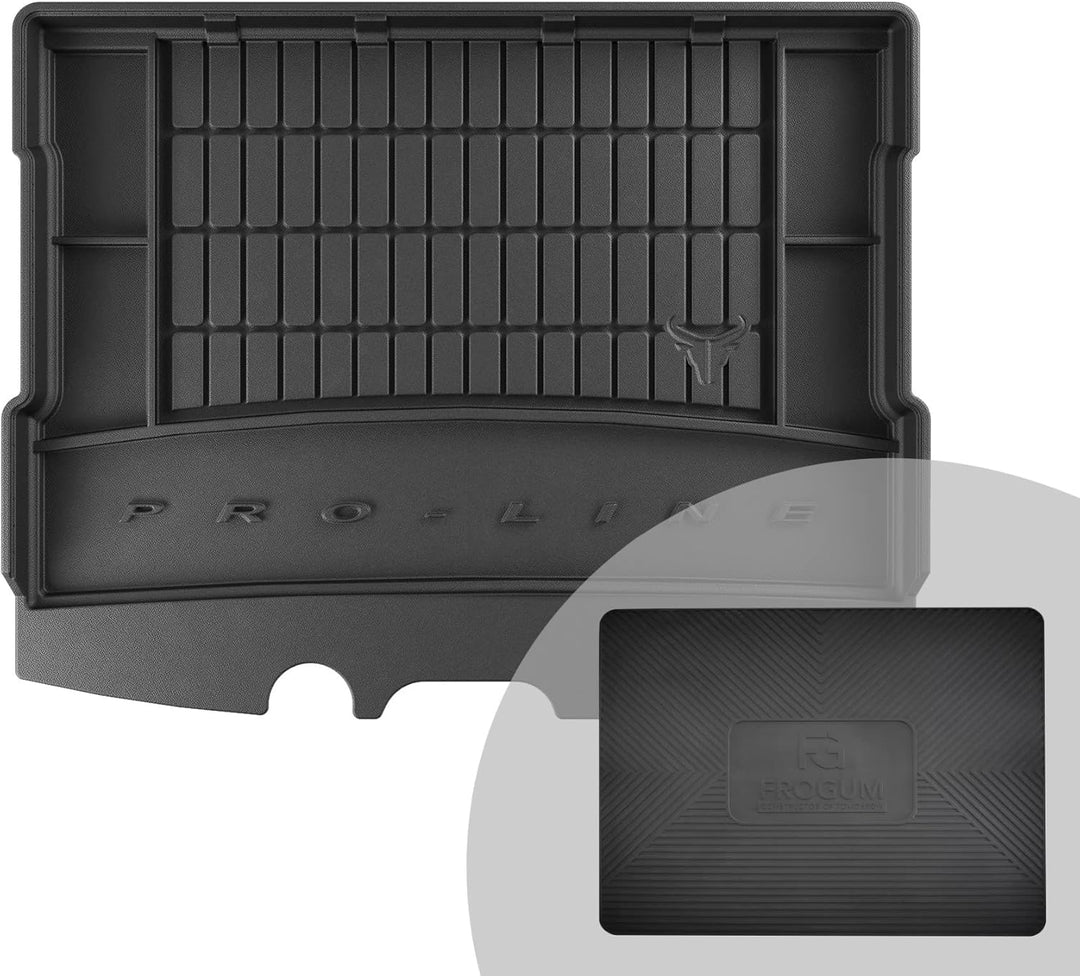 FROGUM ProLine 3D Gummimatte Exklusive Auto Kofferraummatte Kofferraumwanne für Ford Tourneo Courier