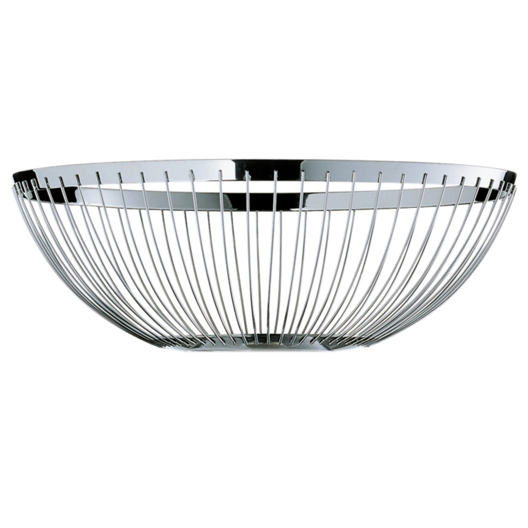 WMF Concept Obstkorb gross 26 cm, dekorative Obstschale silber, Brotkorb Metall, Cromargan Edelstahl