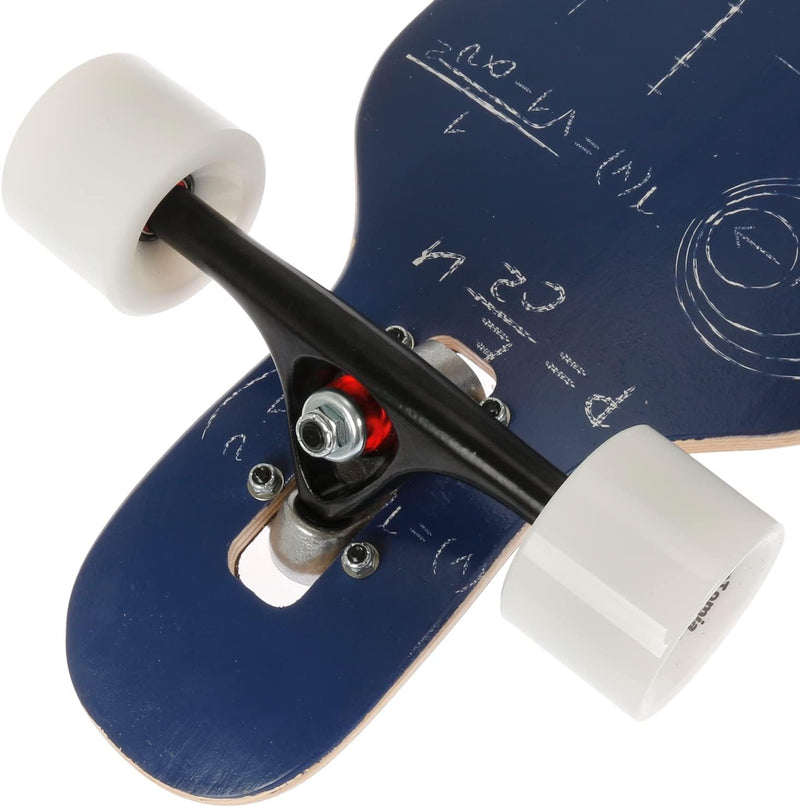 FunTomia Longboard mit 3 Flex Stufen Drop Through Cruiser Komplettboard Mach1 Speed Kugellager T-Too