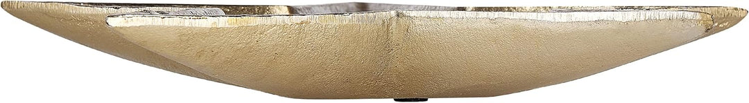 Dekoschale Aluminium gold Sternform 2er Set Dekotablett Dekoration Banten