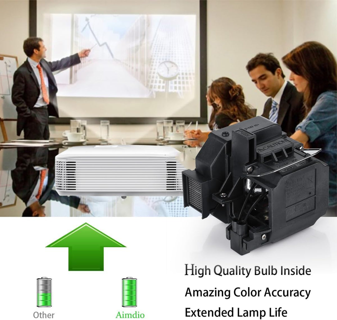 Aimdio Beamer Ersatzlampen für EPSON ELPLP69 EH-TW7200 EH-TW8100 EH-TW9000 EH-TW9000W EH-TW9100 EH-T