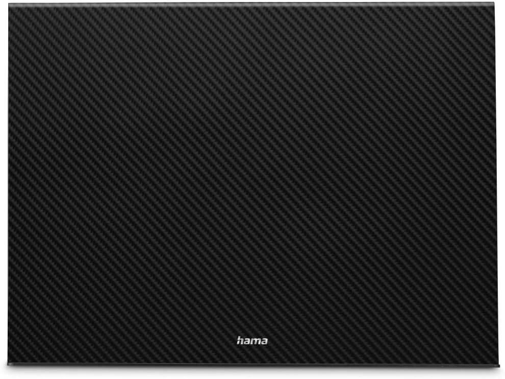 Hama Laptop-Stand "Carbon", bis 47 cm (18,4"), Carbonoptik, Schwarz