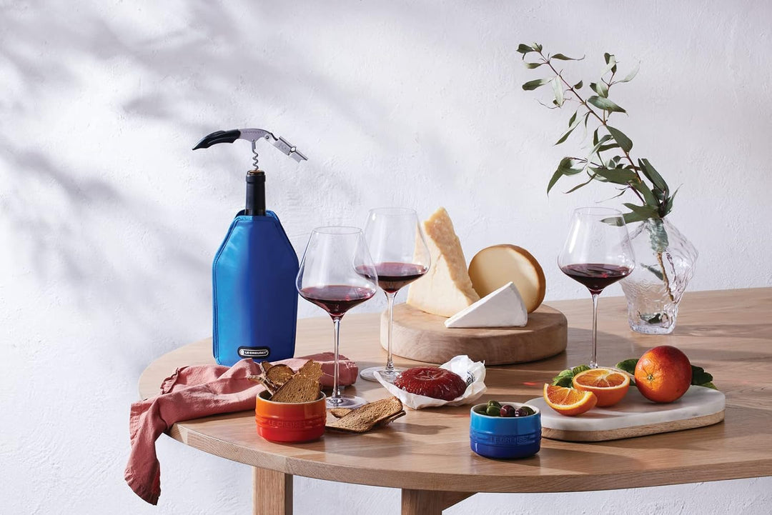 Le Creuset, Aktiv-Weinkühler für Wein oder Champagner, Azure, Wasserabweisender Stoff, WA-126, 49303