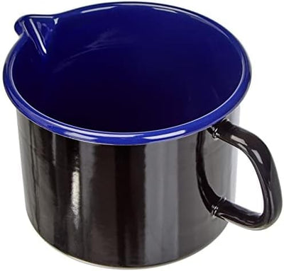 Riess, 0040-025, Schnabeltopf schwarz-blau 12, CLASSIC - HOTEL PROFI SCHWARZ/ BLAU, Durchmesser 12 c