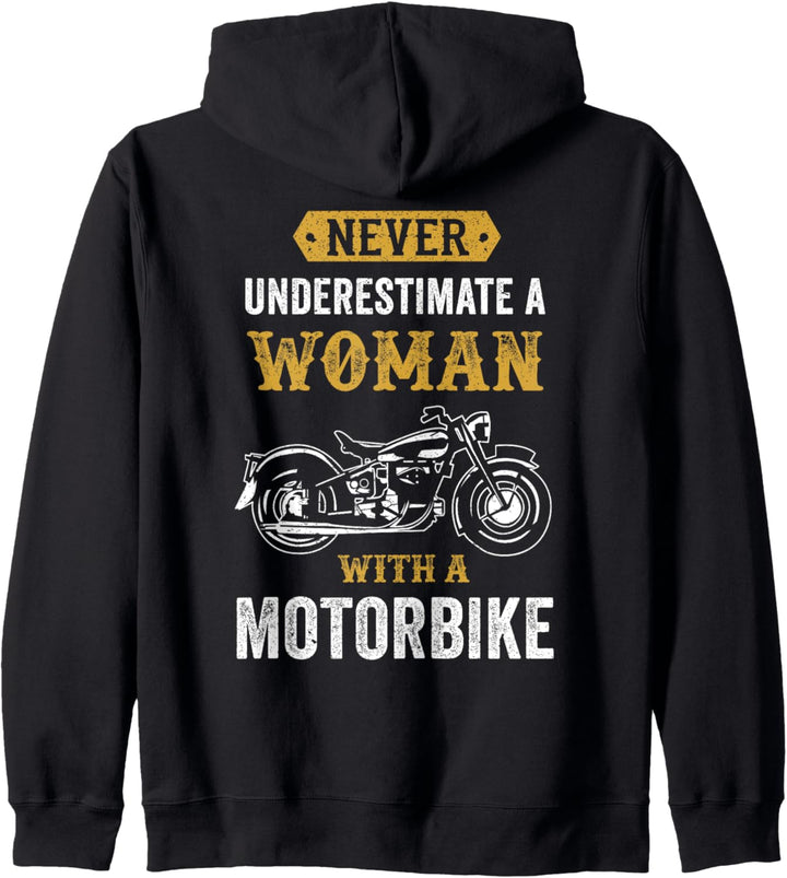 Motorrad Shirt Frauen Damen Kapuzenjacke