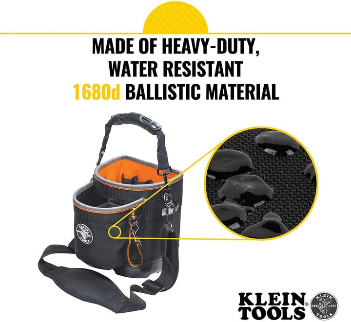 Klein Tools 55456BPL Tradesman Pro Tech Rucksack, 55419SP-14 Schulterbeutel, Schulterbeutel