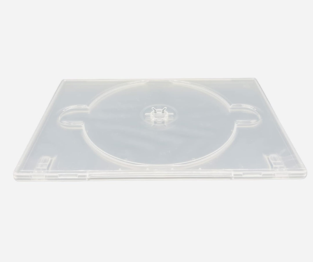 DVD-/CD/Blu-Ray-Hüllen mit 7 mm Rücken, transparent, 50 Stück