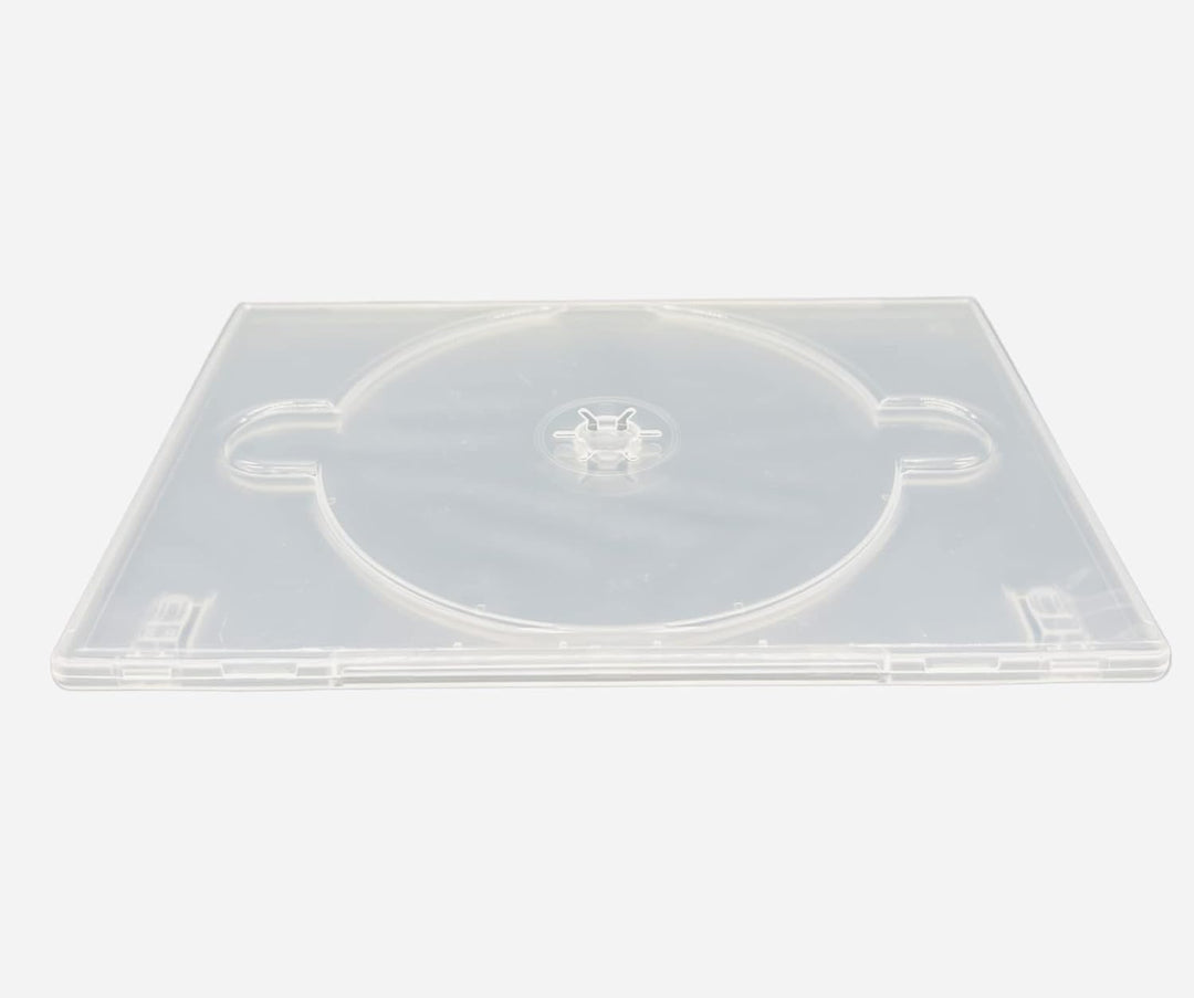 10x CD DVD Blu-ray Doppel Slim Hüllen Transparent 7 mm – Dragon Trading – 2 Discs pro Hülle mit Auss
