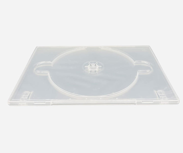 10x CD DVD Blu-ray Doppel Slim Hüllen Transparent 7 mm – Dragon Trading – 2 Discs pro Hülle mit Auss