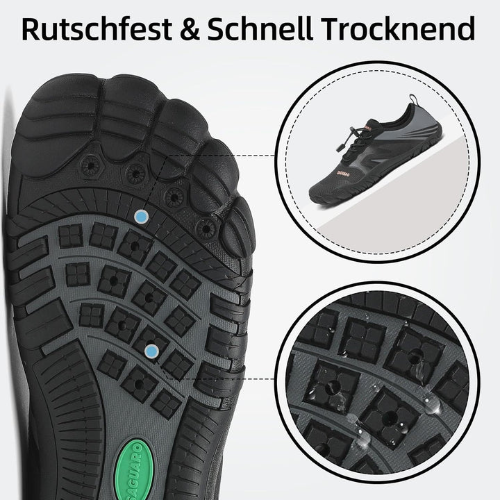 SAGUARO Badeschuhe Damen Aquaschuhe Herren Slip On Atmungsaktiv Schnelltrocknend Wasserschuhe Outdoo