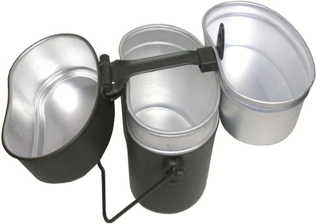 Mil-Tec Unisex – Erwachsene Kochgeschirr-14664000 Kochgeschirr, Silber, Einheitsgrösse