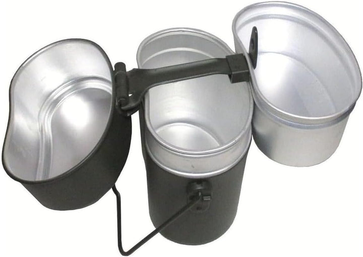 Mil-Tec Unisex – Erwachsene Kochgeschirr-14664000 Kochgeschirr, Silber, Einheitsgrösse