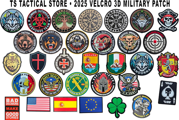 TS Tactical Store PLOCAL POLICIA LOCAL phosphoreszierender 3D-Klettverschluss für Weste | Grösse: 20