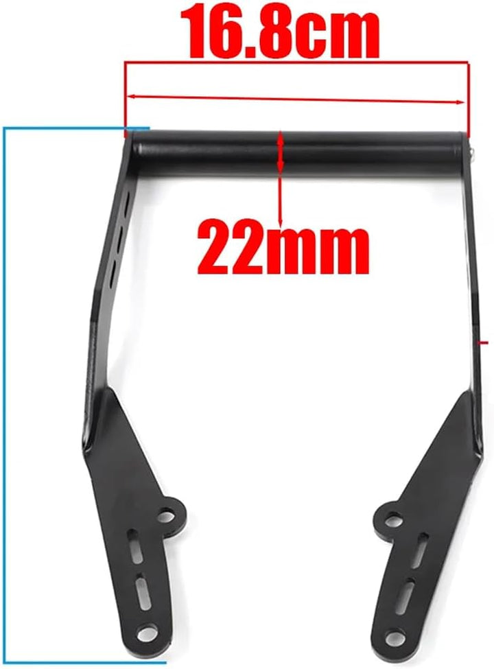 22mm Motorradhalterung Erweiterungshalterung für Handyhalterung und GPS-Navigation, kompatibel mit K