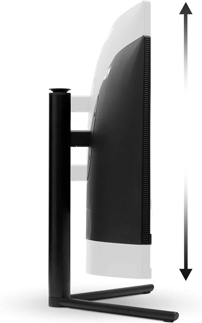 Millenium 24 Zoll Gaming Monitor mit 1ms Reaktionszeit, Curved Monitor FHD mit 1920x1080 Pixel Auflö