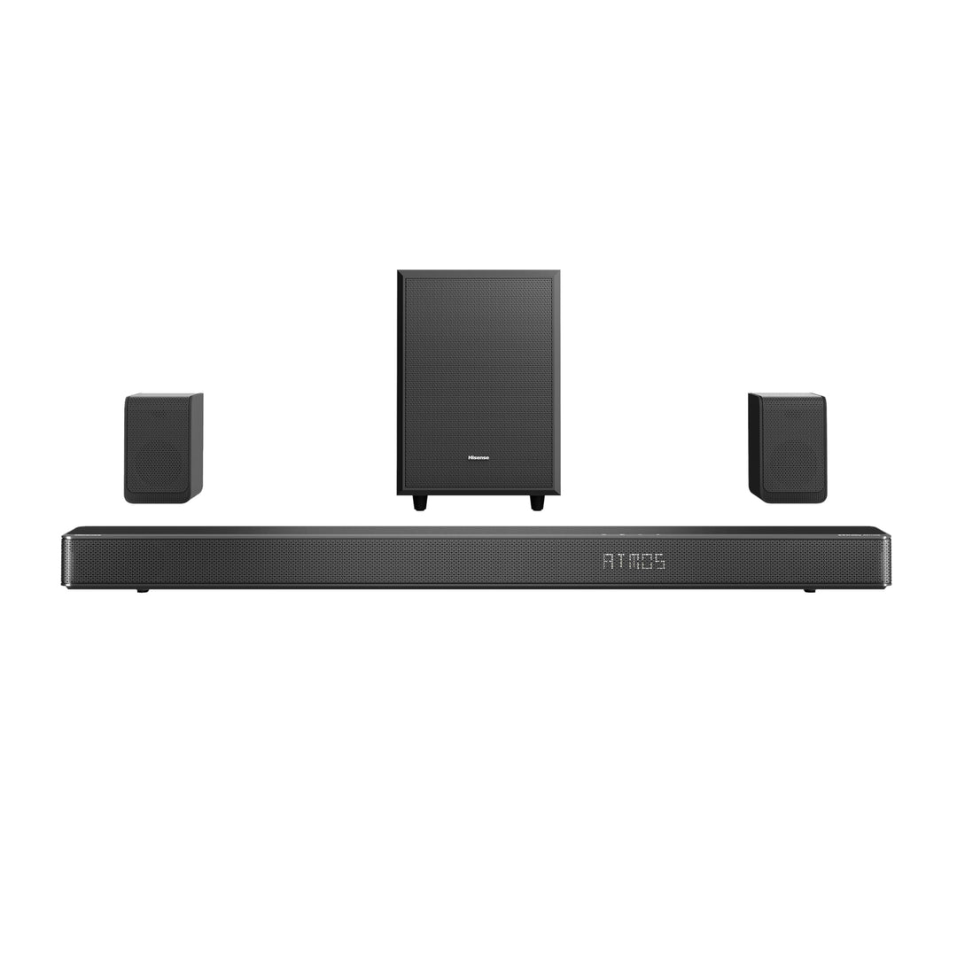 Hisense AX5125H 5.1.2 Soundbar mit kabellosem Subwoofer und Rücklautsprechern, 500W, Dolby Digital P