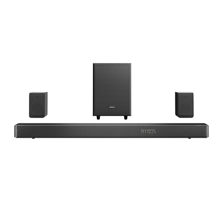 Hisense AX5125H 5.1.2 Soundbar mit kabellosem Subwoofer und Rücklautsprechern, 500W, Dolby Digital P