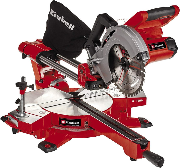 Einhell Akku-Zug-Kapp-Gehrungssäge TE-SM 36/210 Li Power X-Change (36 V, Li-Ion, leichtgängige Zugfu