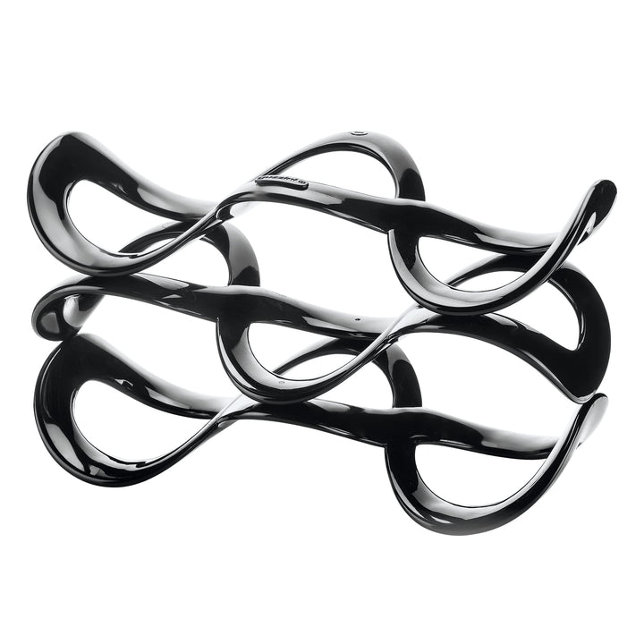 Guzzini - Icons, Cuvée Universal-Flaschengestell - Schwarz, 32,4 x 16 x h18,2 cm - 17010010 Schwarz