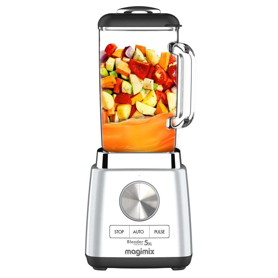 magimix Blender - Power 5 XL - Standmixer mit 1500W Motor, 2L Nutzkapazität, Glas-Krug aus Borosilik