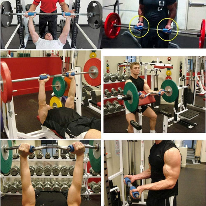 Laiiqi Grip Fat Bar, Hantel Fat Barbell Grip, Dicke Bar Griffe für Gewichtheben Fitness Bar Griff Si