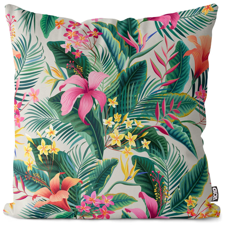 VOID Tropen Dschungel Blumen Kissenbezug Kissenhülle Sofakissen Kissen Deko Outdoor-Kissen Dekokisse