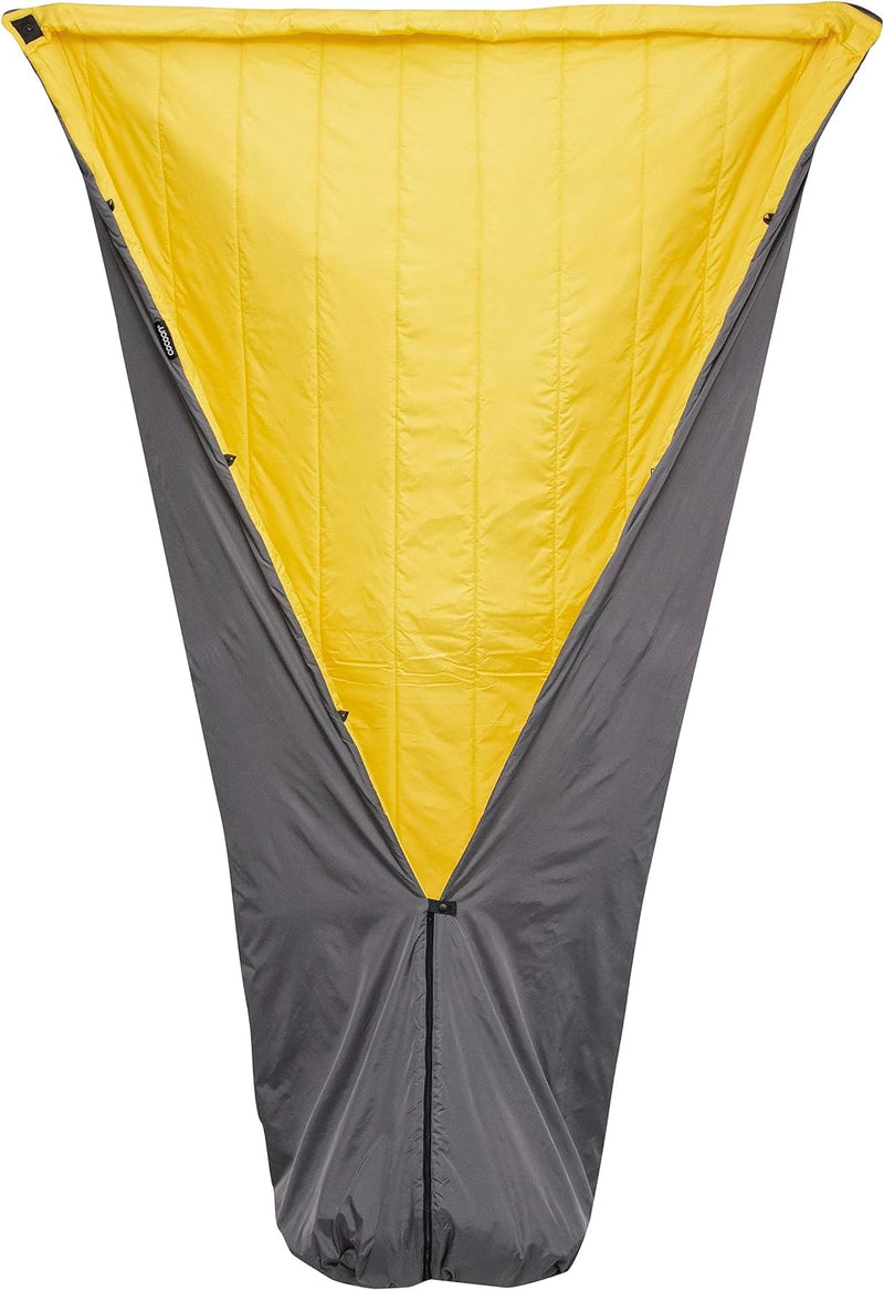 COCOON Damen, Herren Hängematte Hammock Topquilt shalte-Yellow Sheen Einheitsgrösse