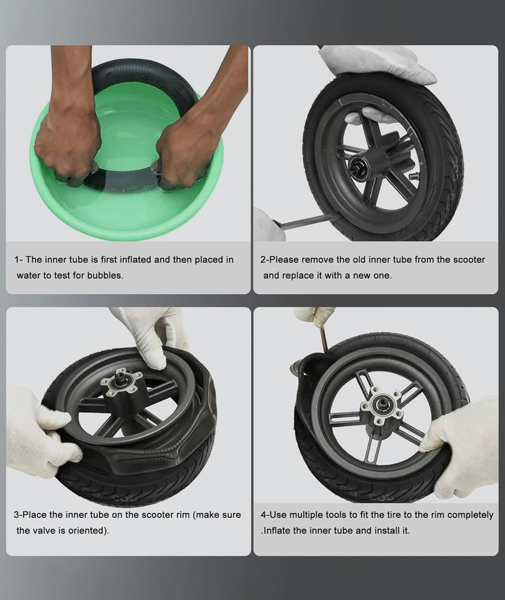 SYACHI Reifen 60/70-6.5 Tubeless Reifen Ersatzräder und Elektroroller Schlauch 10 Zoll Scooter Ersat