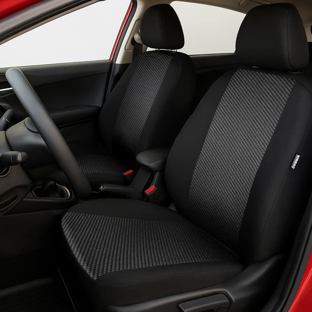 Mossa - Massgeschneiderte Sitzbezüge Auto kompatibel mit Volkswagen Caddy III Cargo (2004-2015) für