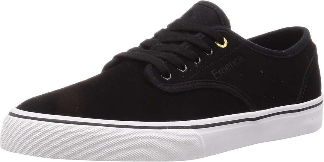Emerica Herren Wino Standard Skate-Schuh 37.5 EU Black White Gold, 37.5 EU Black White Gold