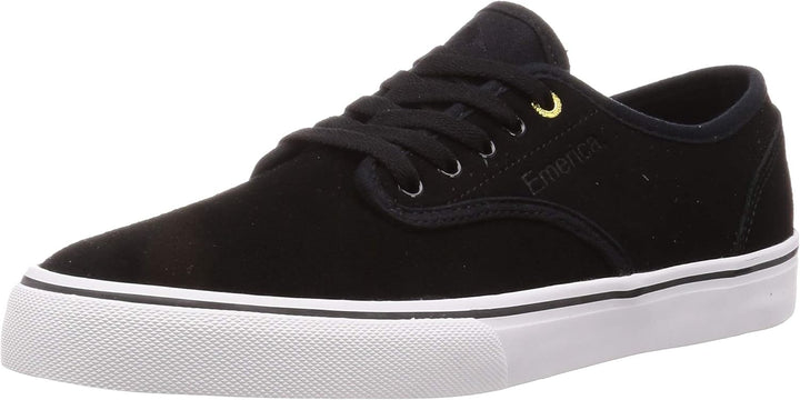 Emerica Herren Wino Standard Skate-Schuh 37.5 EU Black White Gold, 37.5 EU Black White Gold