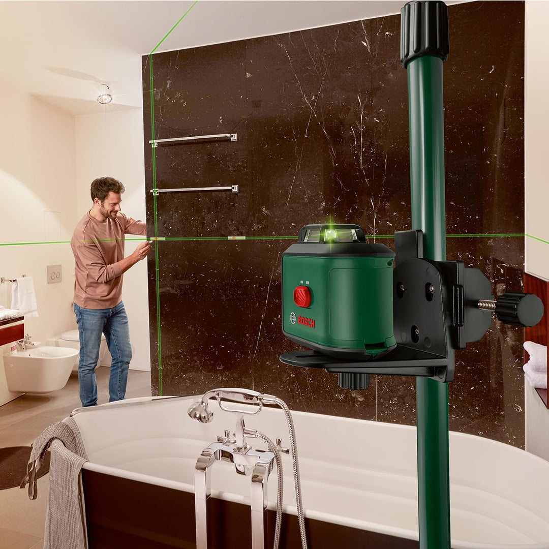 Bosch Teleskopstange TP 320 (höhenverstellbar von 106-320 cm zur schnellen und flexiblen Positionier