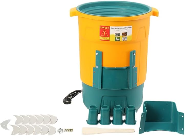 550W Elektrische Futterhäcksler Gemüseschneider, 220V Grünfutterschneider Grasschneider, Grünfutter,
