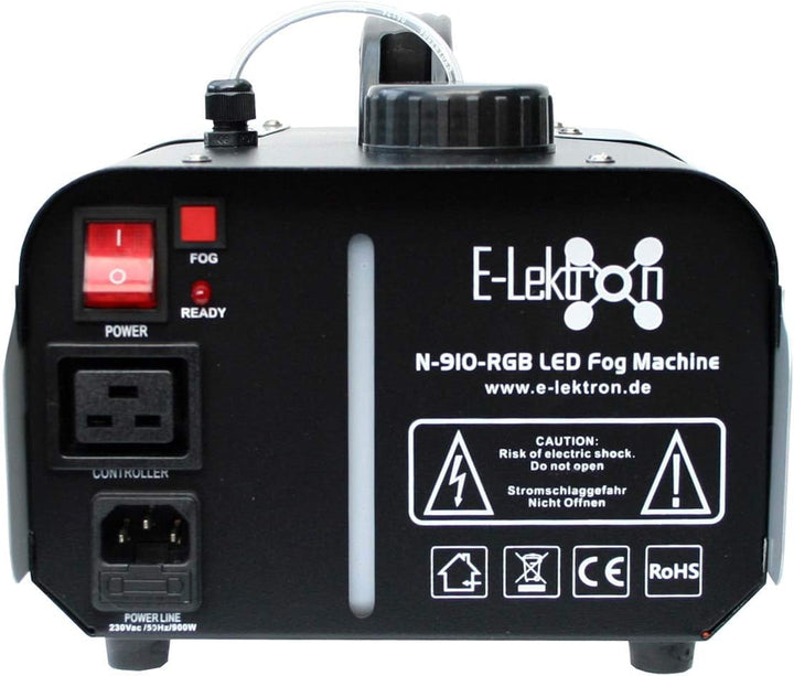 E-Lektron N-910-RGB Nebelmaschine 900W mit LED-Beleuchtung und Funk-Fernbedienung