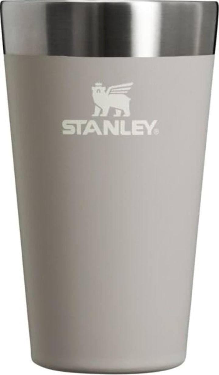 STANLEY Adventure Inulsated Stapelbares Bierglas, Edelstahl, doppelwandig, robuster Metall-Trinkbech
