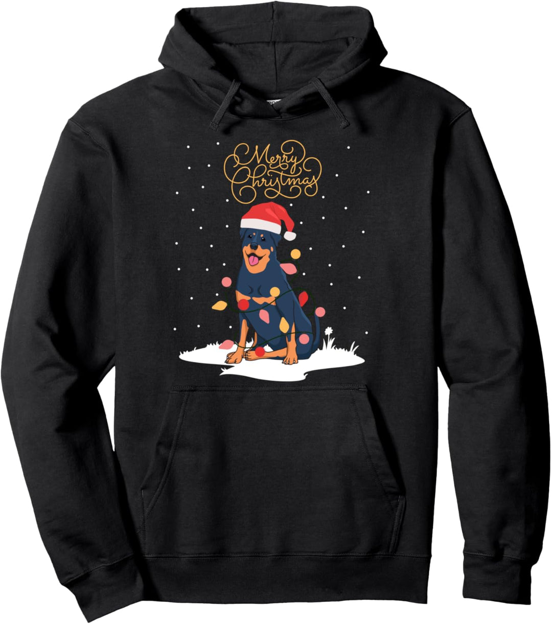 Rottweiler Merry Christmas Rotti Xmas Rottweiler Weihnachts Pullover Hoodie