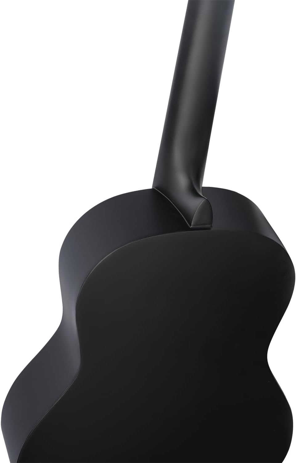 Ortega Guitars schwarze Konzertgitarre Full-Size - Student Series - Catalpakorpus mit Fichtendecke (